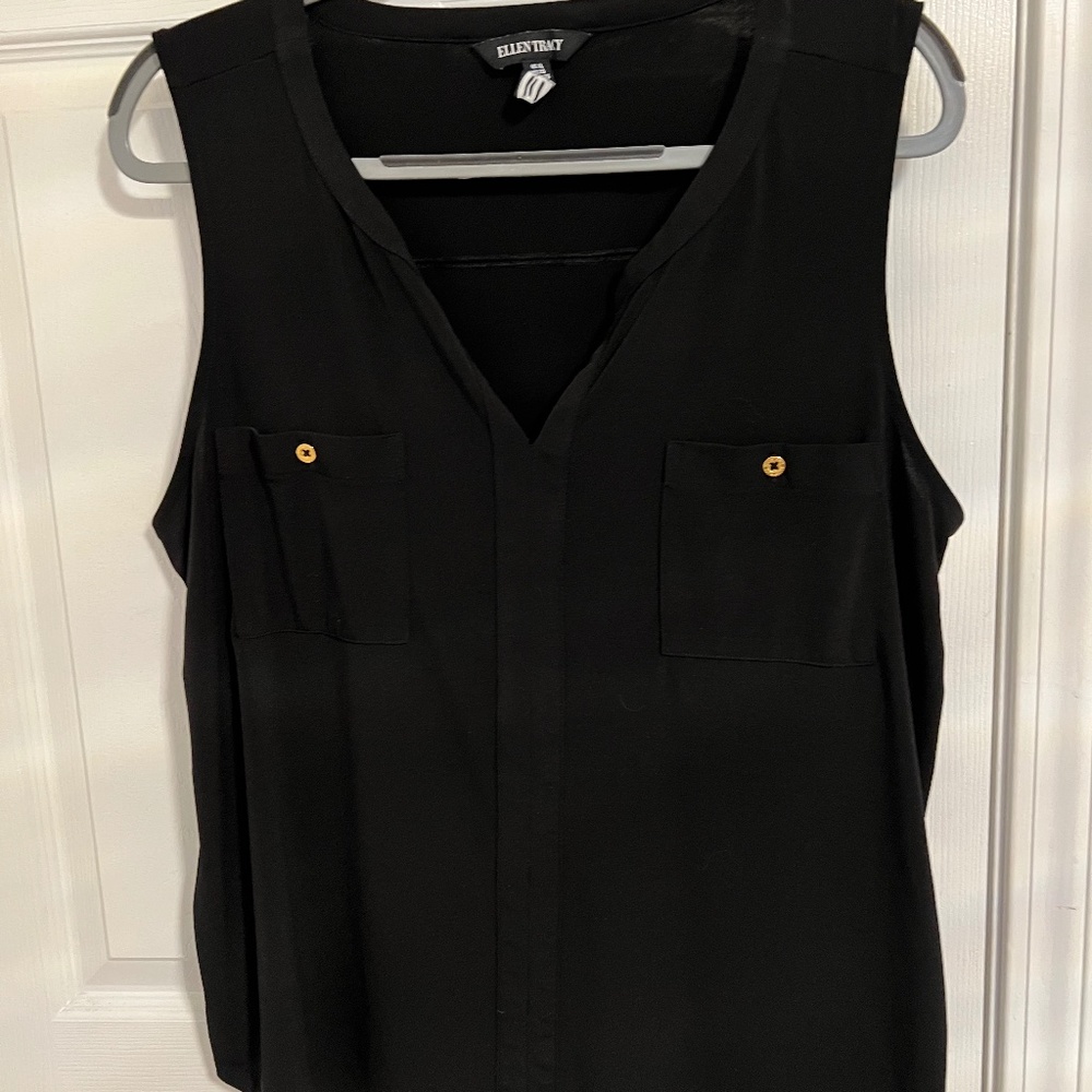 Ellen Tracy Sleeveless Blouse